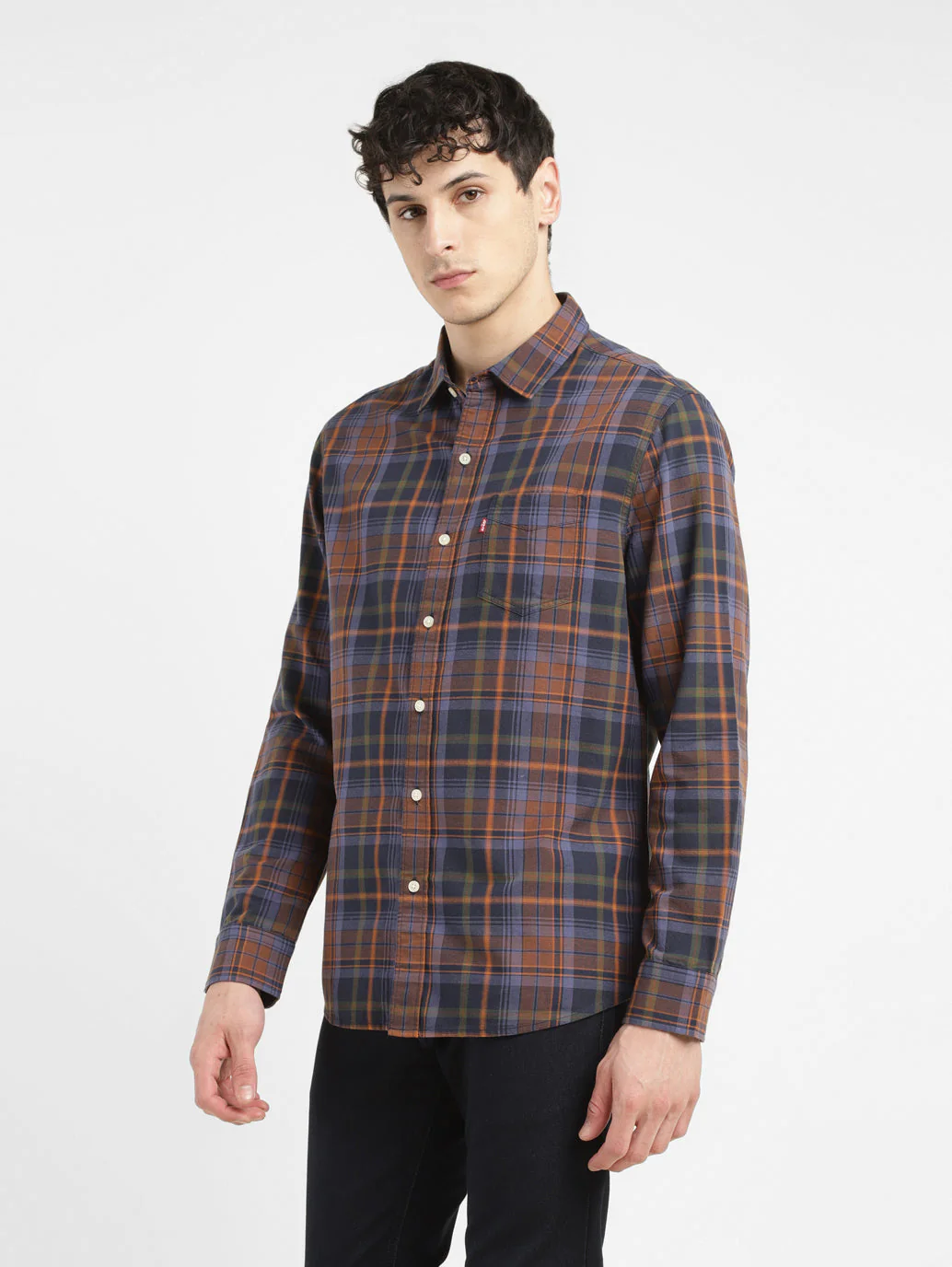 Men's Checkered Slim Fit Shirt - Image 5