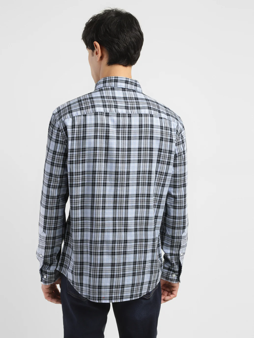Men's Checkered Slim Fit Shirt - Image 3