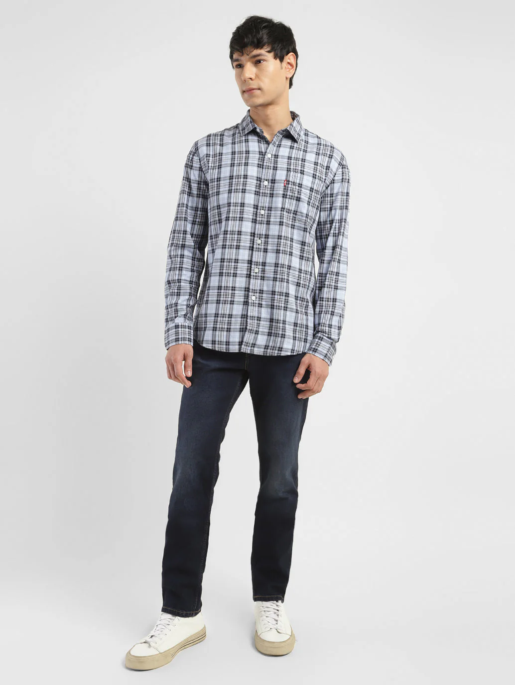 Men's Checkered Slim Fit Shirt - Image 6