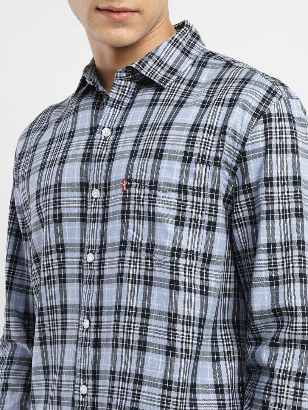 Men's Checkered Slim Fit Shirt - Image 7