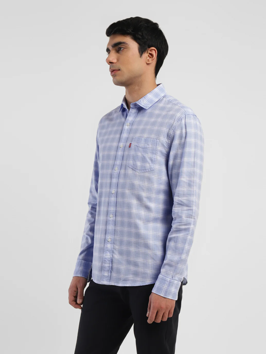 Men's Checkered Slim Fit Shirt - Image 4