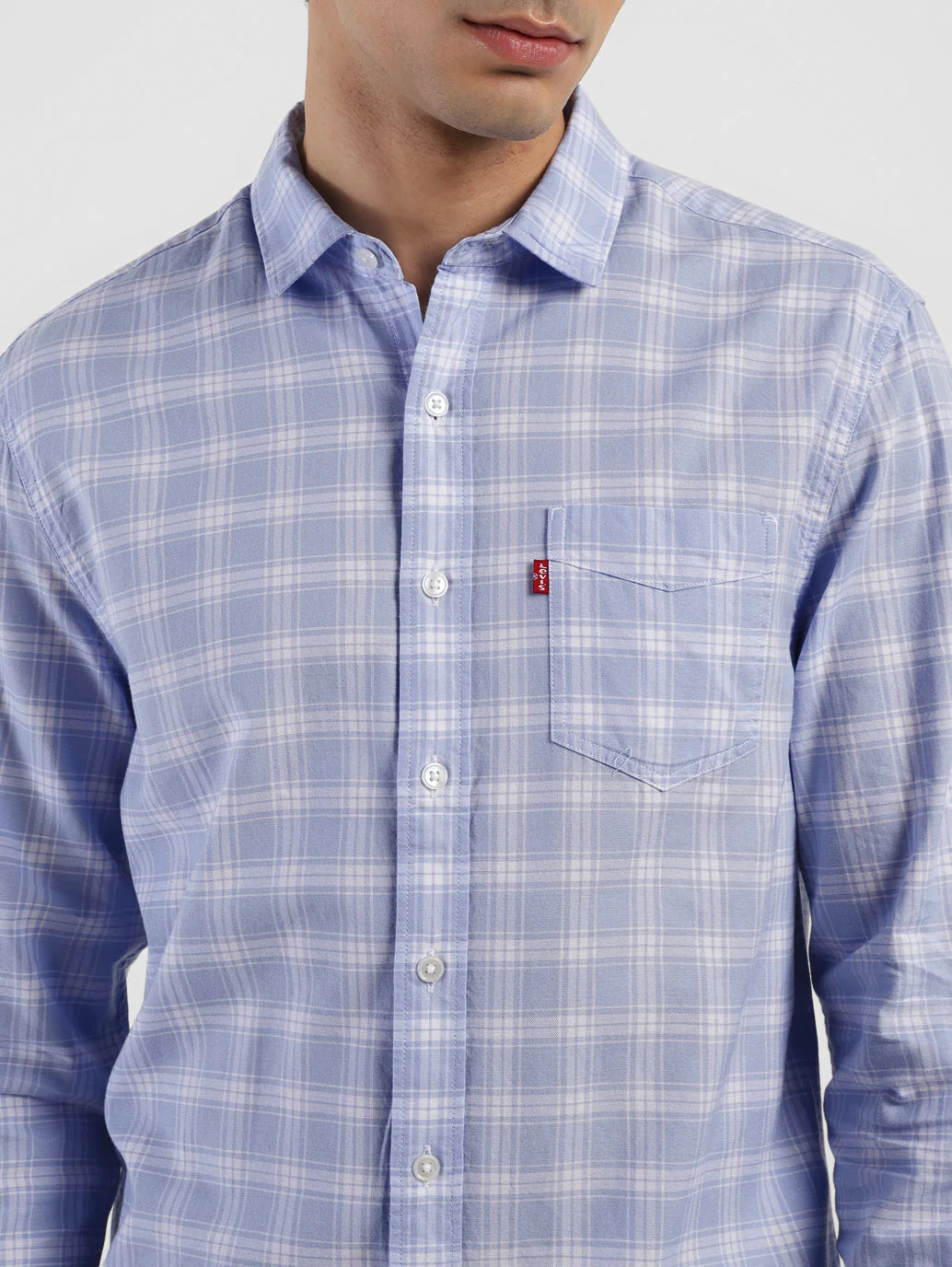 Men's Checkered Slim Fit Shirt - Image 5