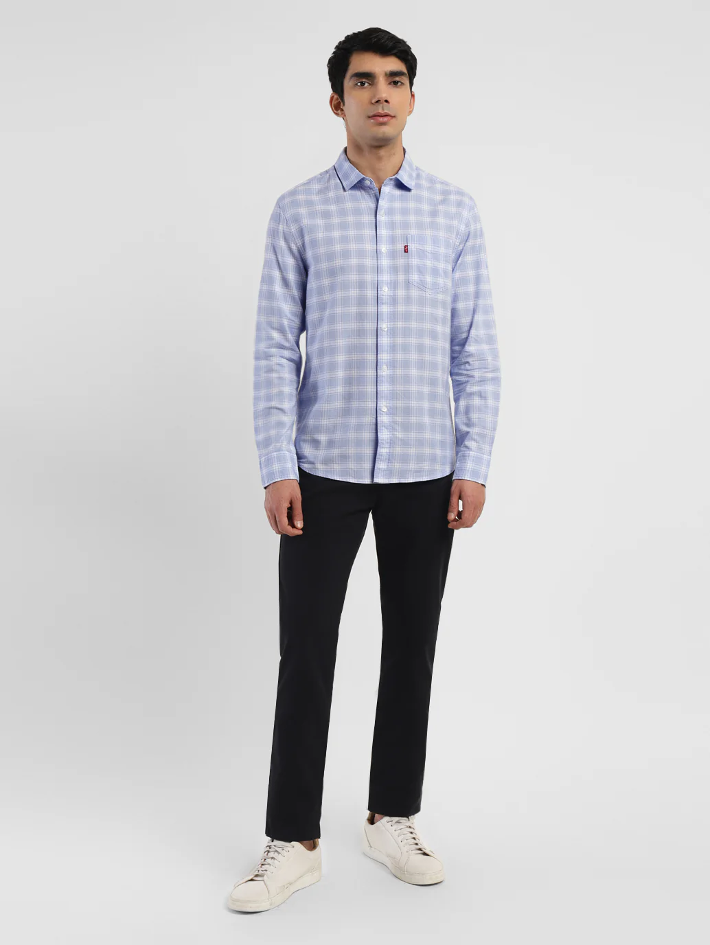 Men's Checkered Slim Fit Shirt - Image 6