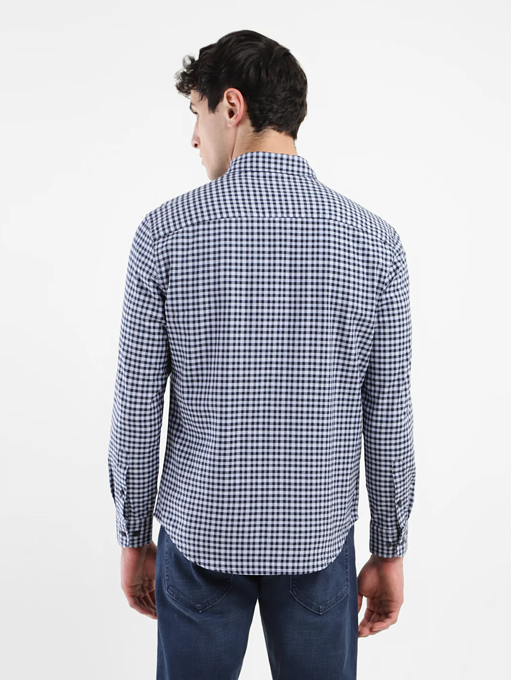 Men's Checkered Slim Fit Shirt - Image 3