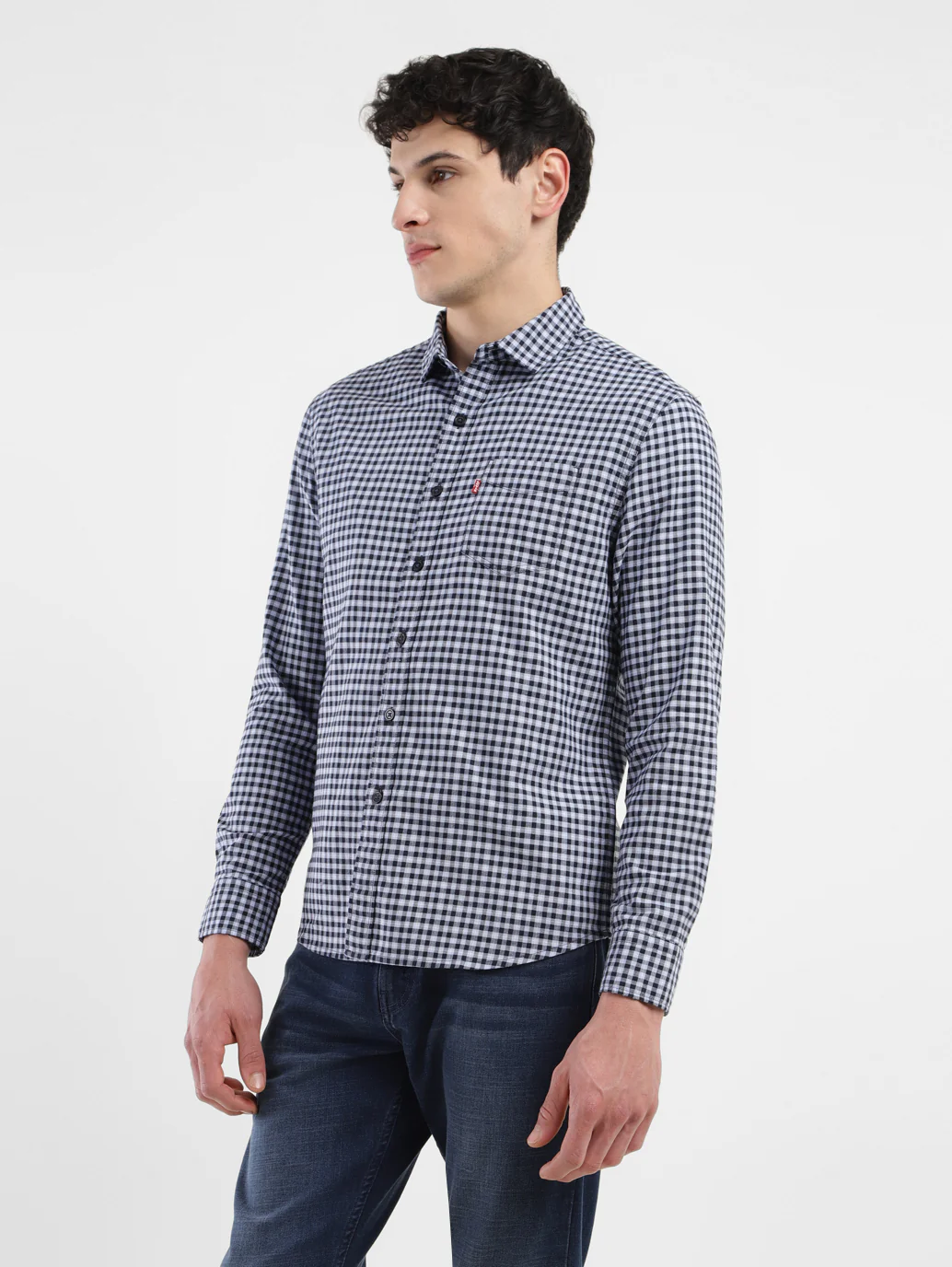 Men's Checkered Slim Fit Shirt - Image 4