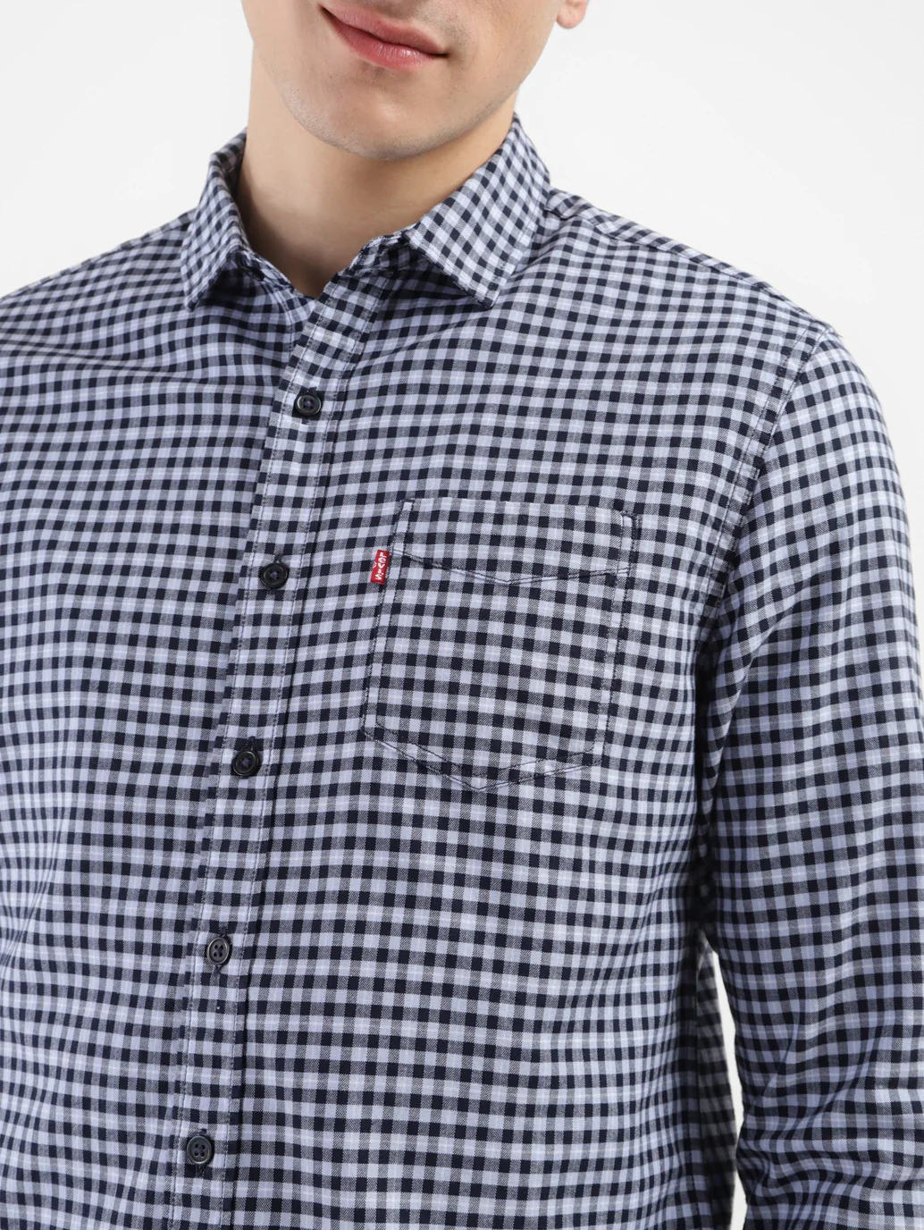 Men's Checkered Slim Fit Shirt - Image 5