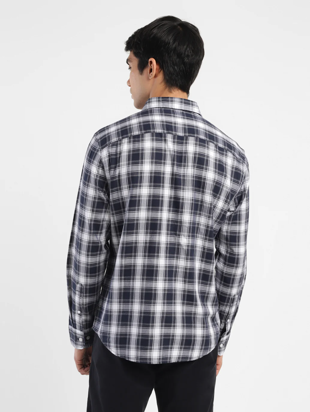 Men's Checkered Slim Fit Shirt - Image 3
