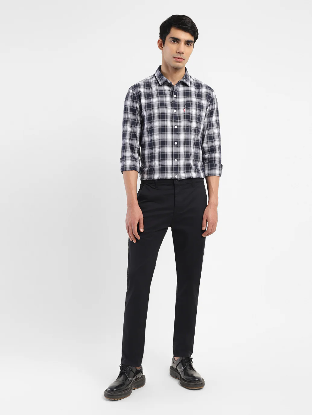 Men's Checkered Slim Fit Shirt - Image 6
