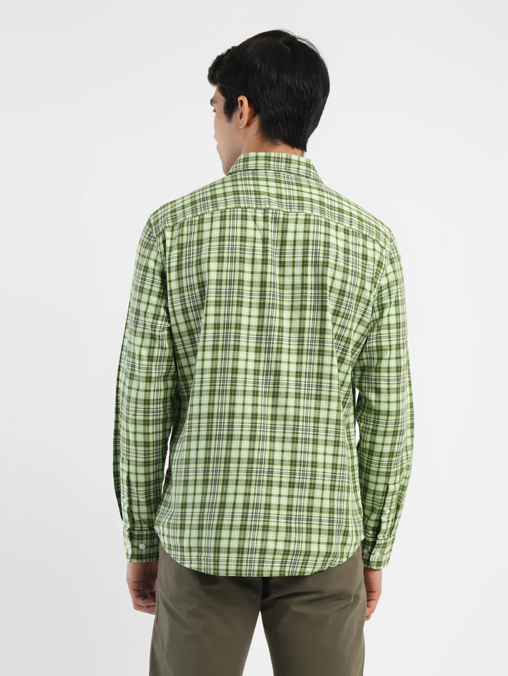 Men's Checkered Slim Fit Shirt - Image 3