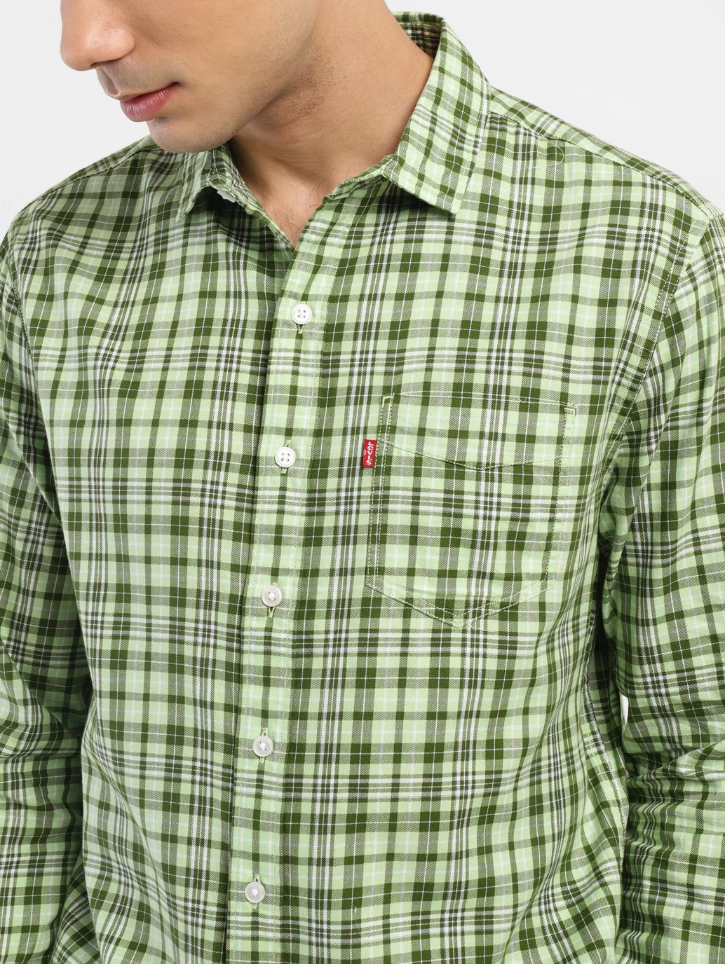 Men's Checkered Slim Fit Shirt - Image 7