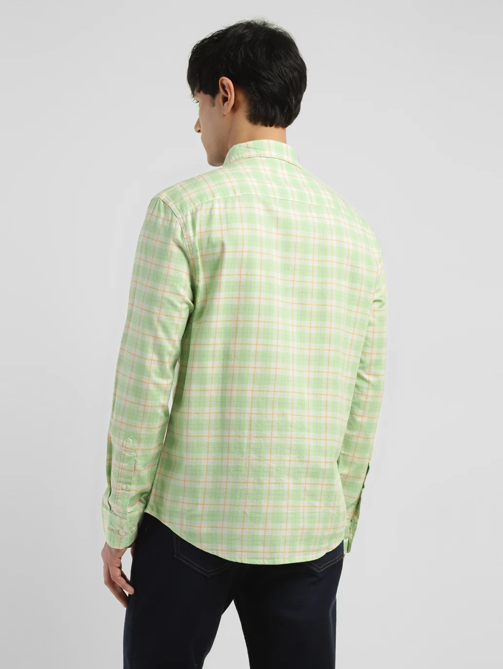 Men's Checkered Slim Fit Shirt - Image 3