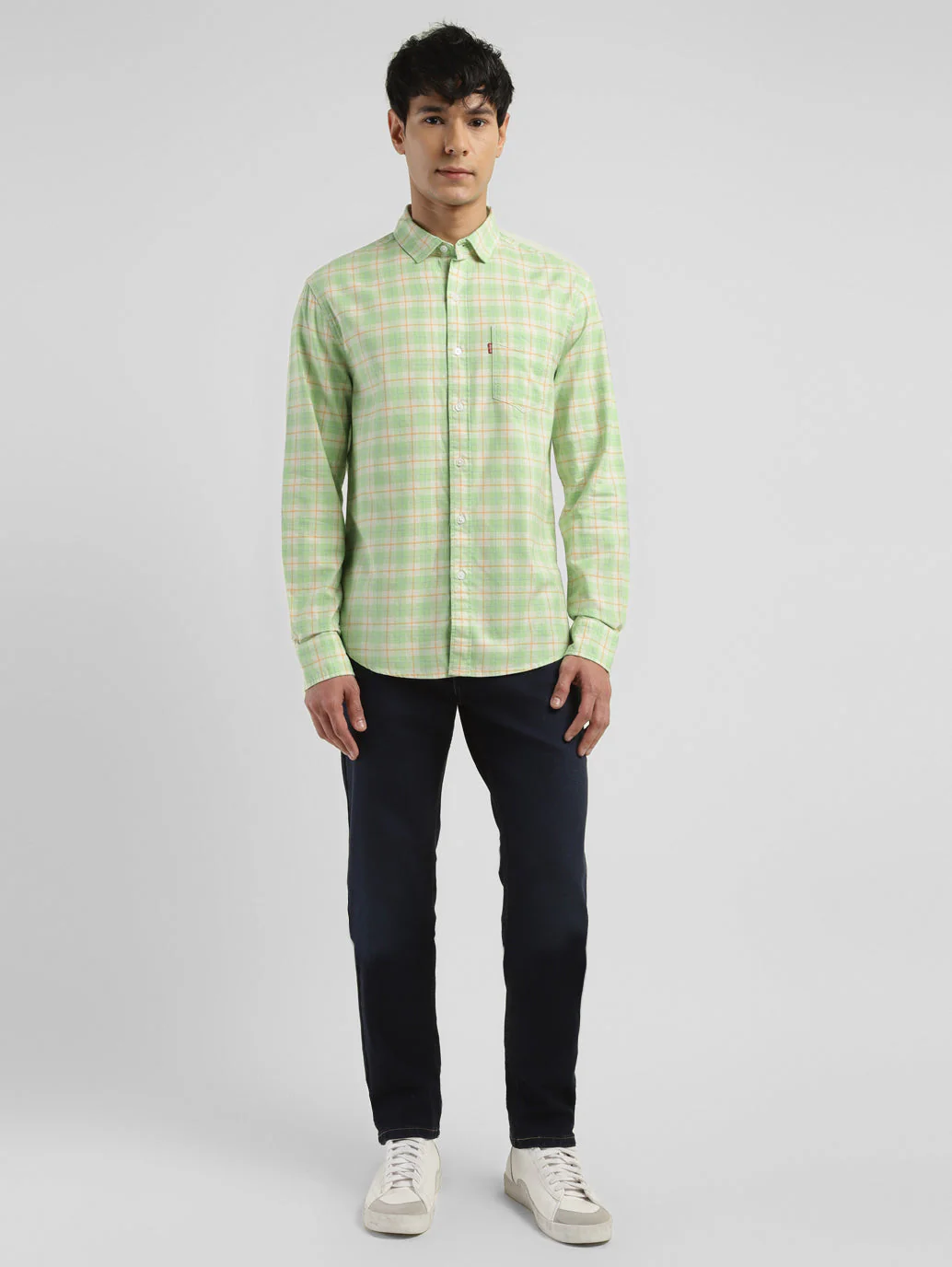 Men's Checkered Slim Fit Shirt - Image 6