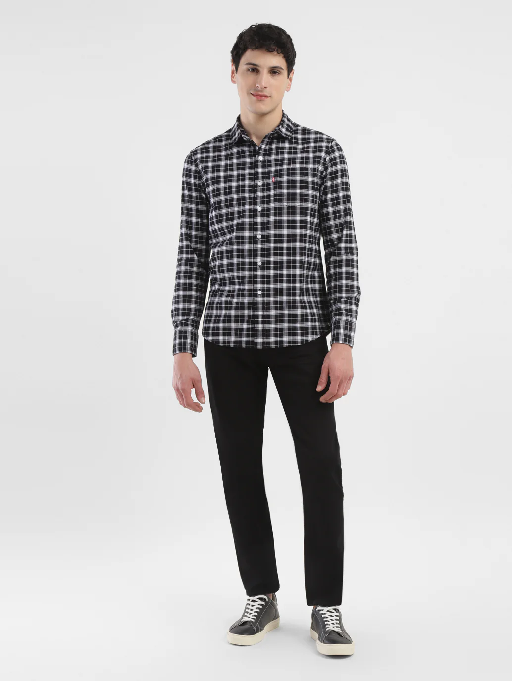 Men's Checkered Slim Fit Shirt - Image 6
