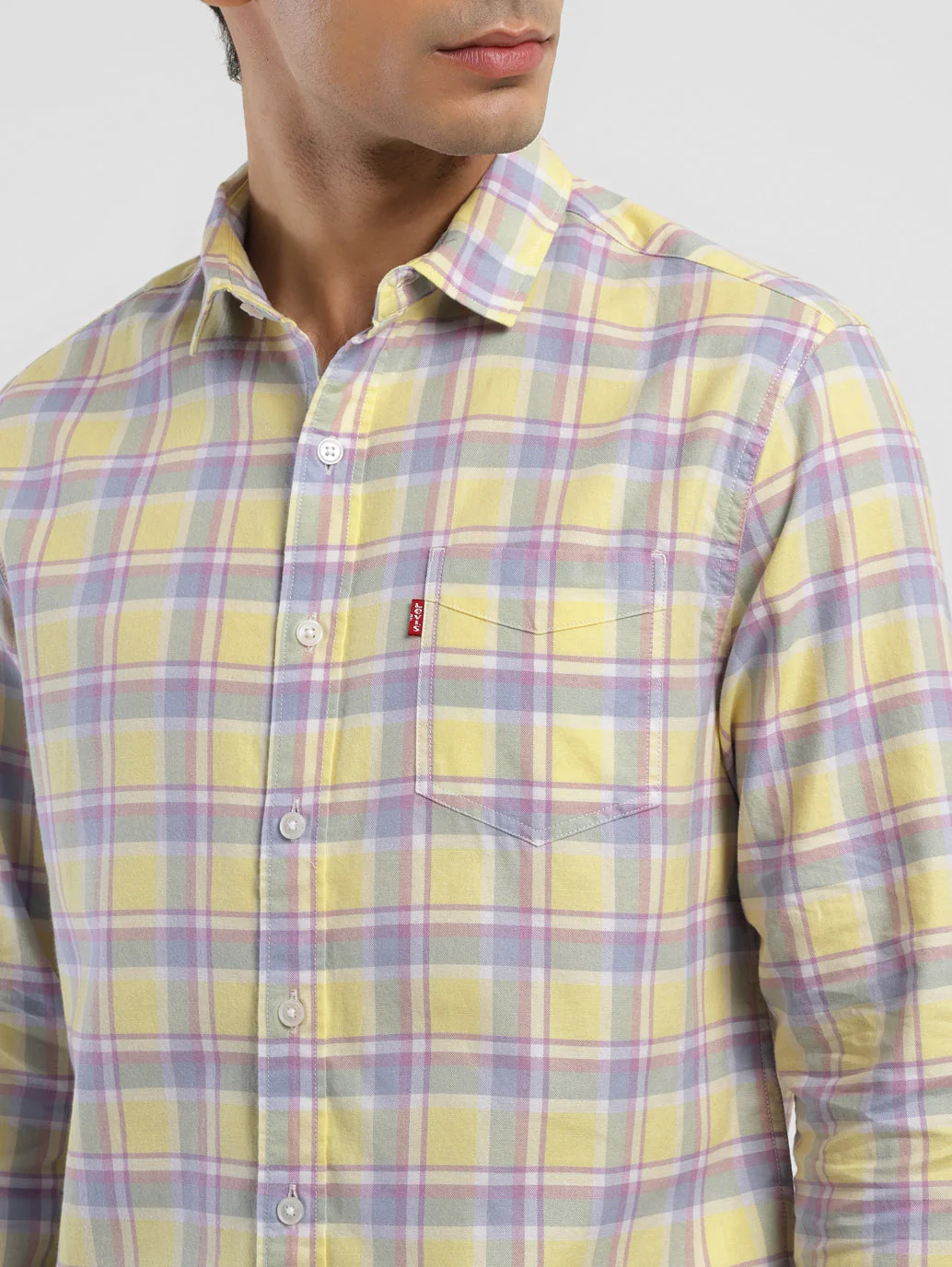 Men's Checkered Slim Fit Shirt - Image 5