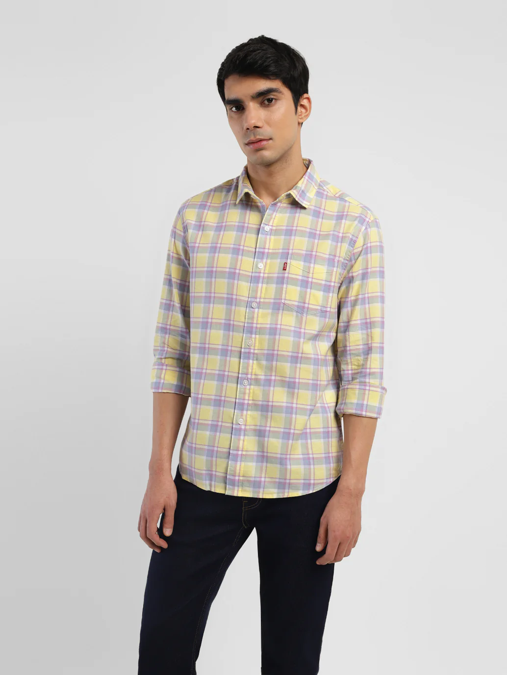 Men's Checkered Slim Fit Shirt - Image 8