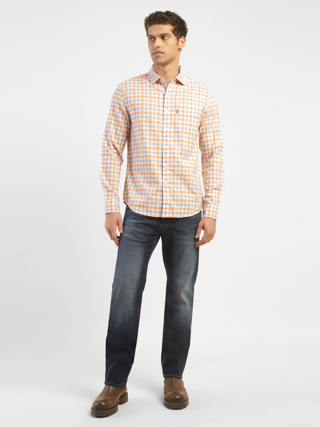Men's Checkered Slim Fit Shirt - Image 5