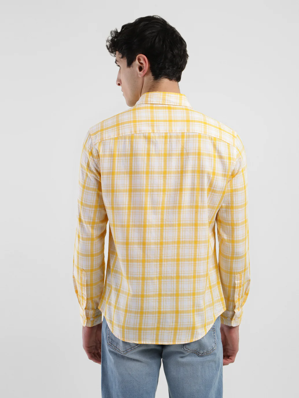 Men's Checkered Slim Fit Shirt - Image 3