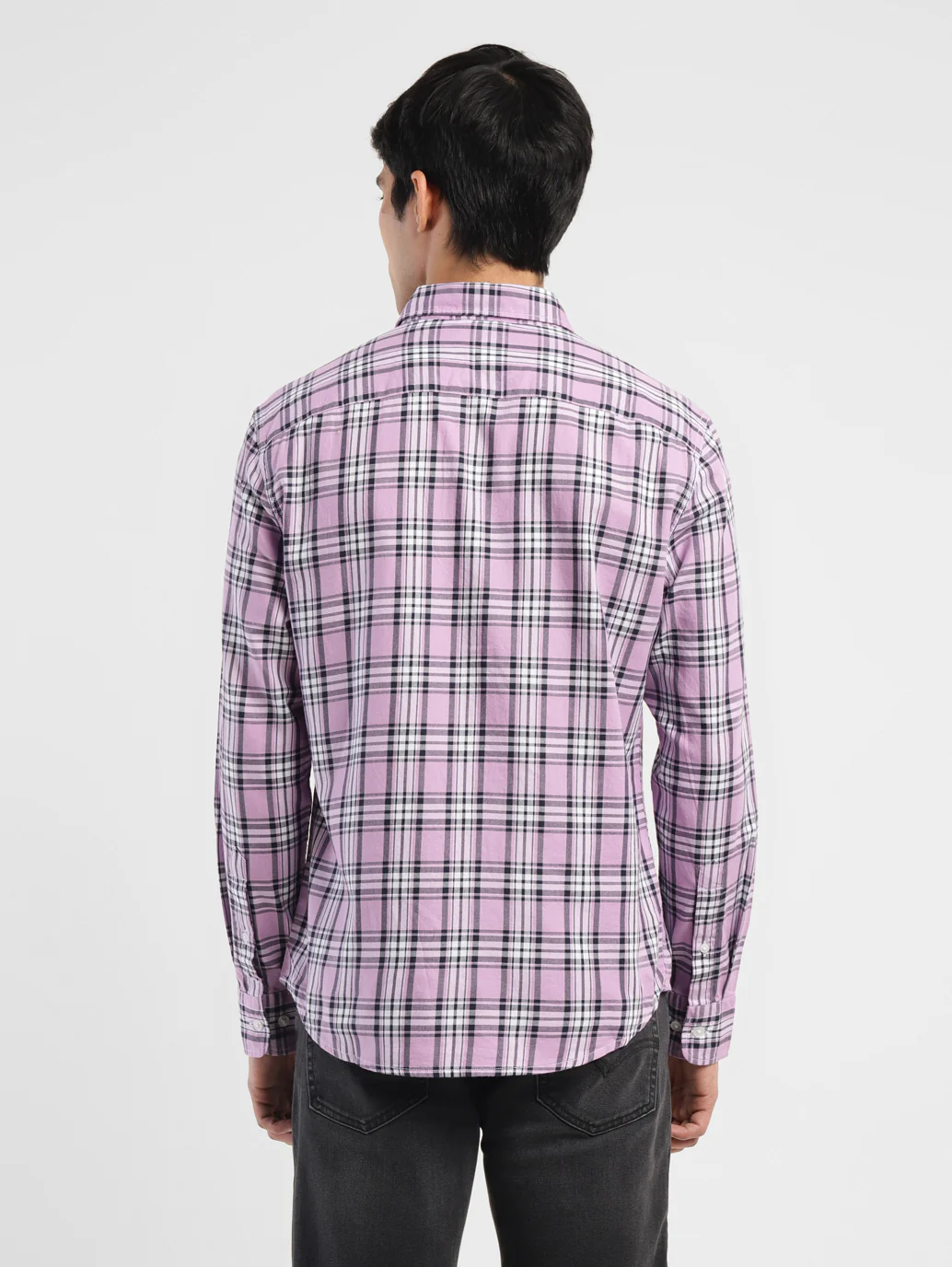 Men's Checkered Slim Fit Shirt - Image 3