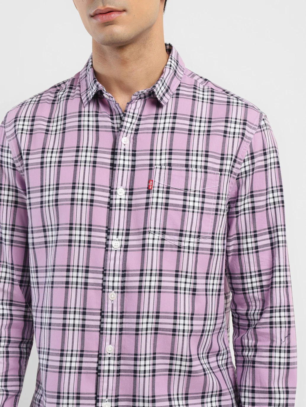Men's Checkered Slim Fit Shirt - Image 7