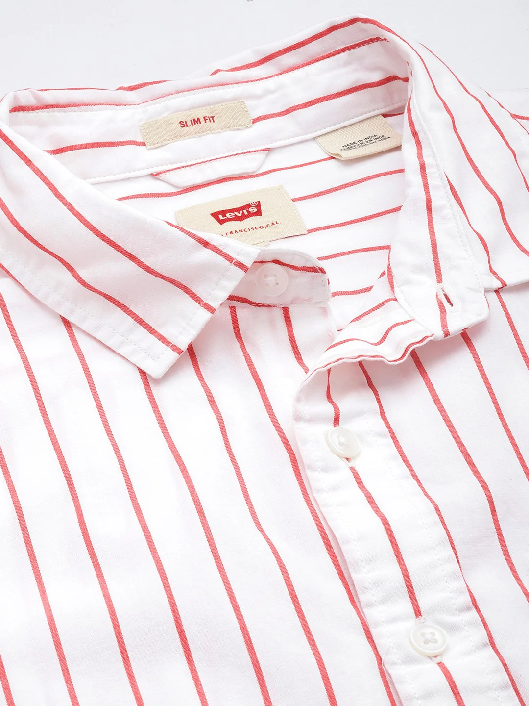 Men's Striped Slim Fit Shirt - Image 4