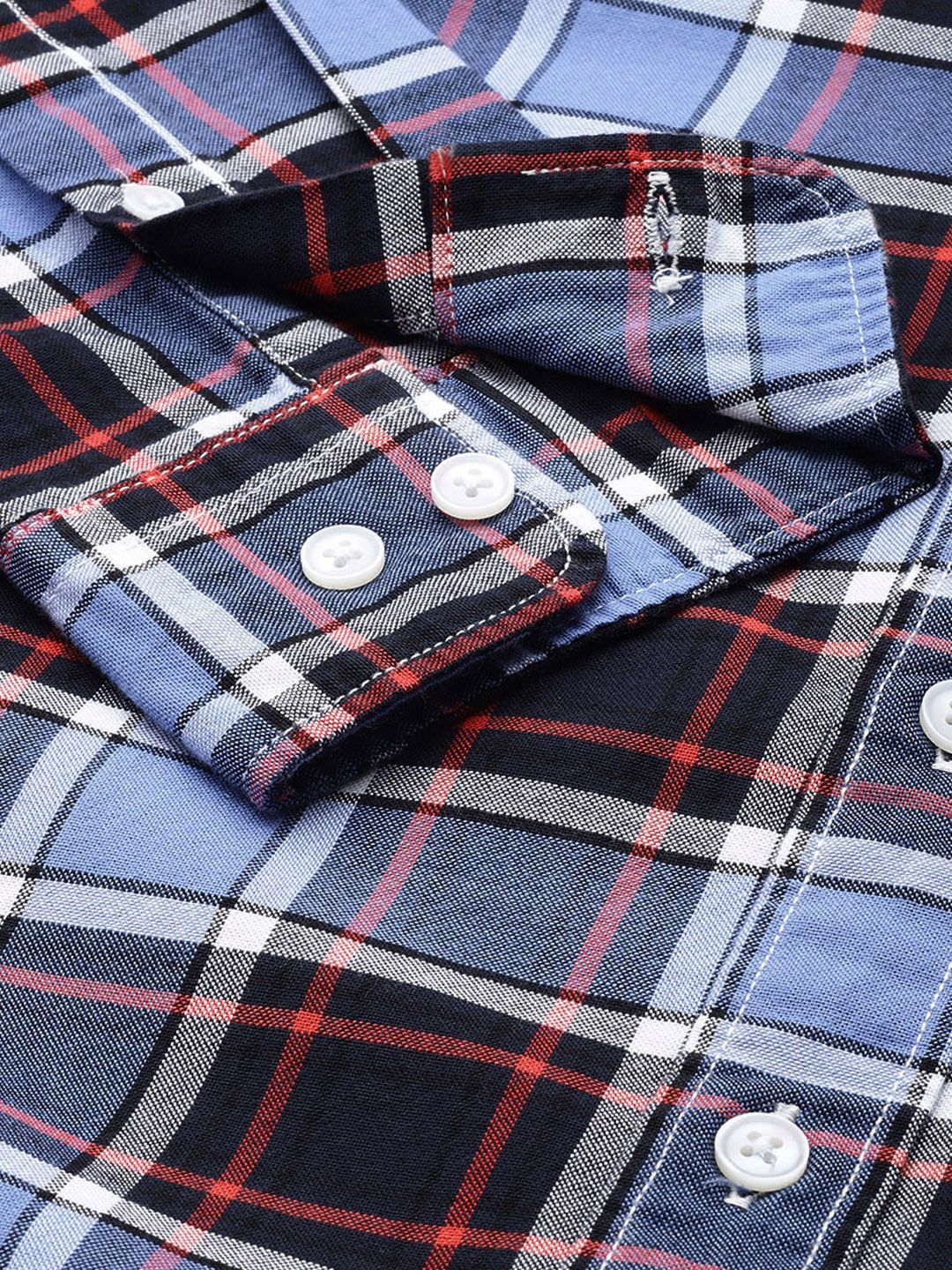 Men's Checkered Slim Fit Shirt - Image 4