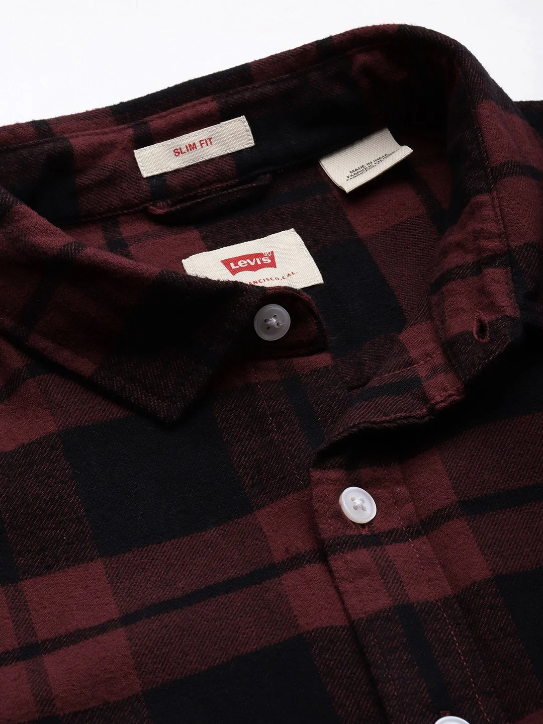 Men's Checkered Slim Fit Shirt - Image 3