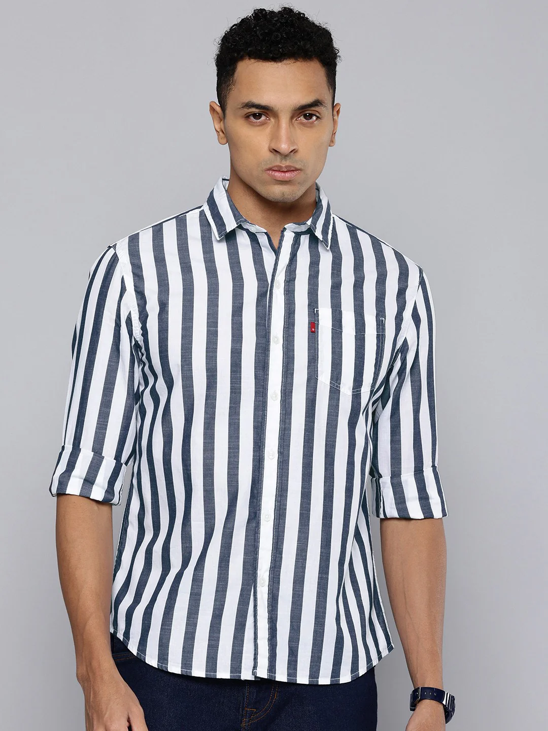 Men's Checkered Slim Fit Shirt