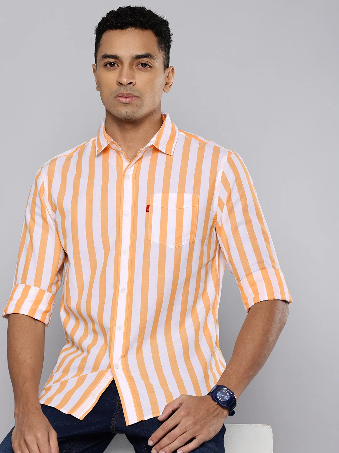 Men's Checkered Slim Fit Shirt - Image 3