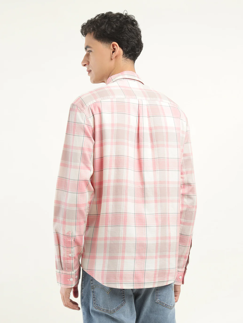 Men's Checkered Slim Fit Shirt - Image 3