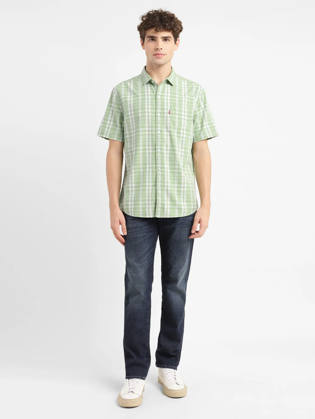 Men's Checkered Slim Fit Shirt - Image 6
