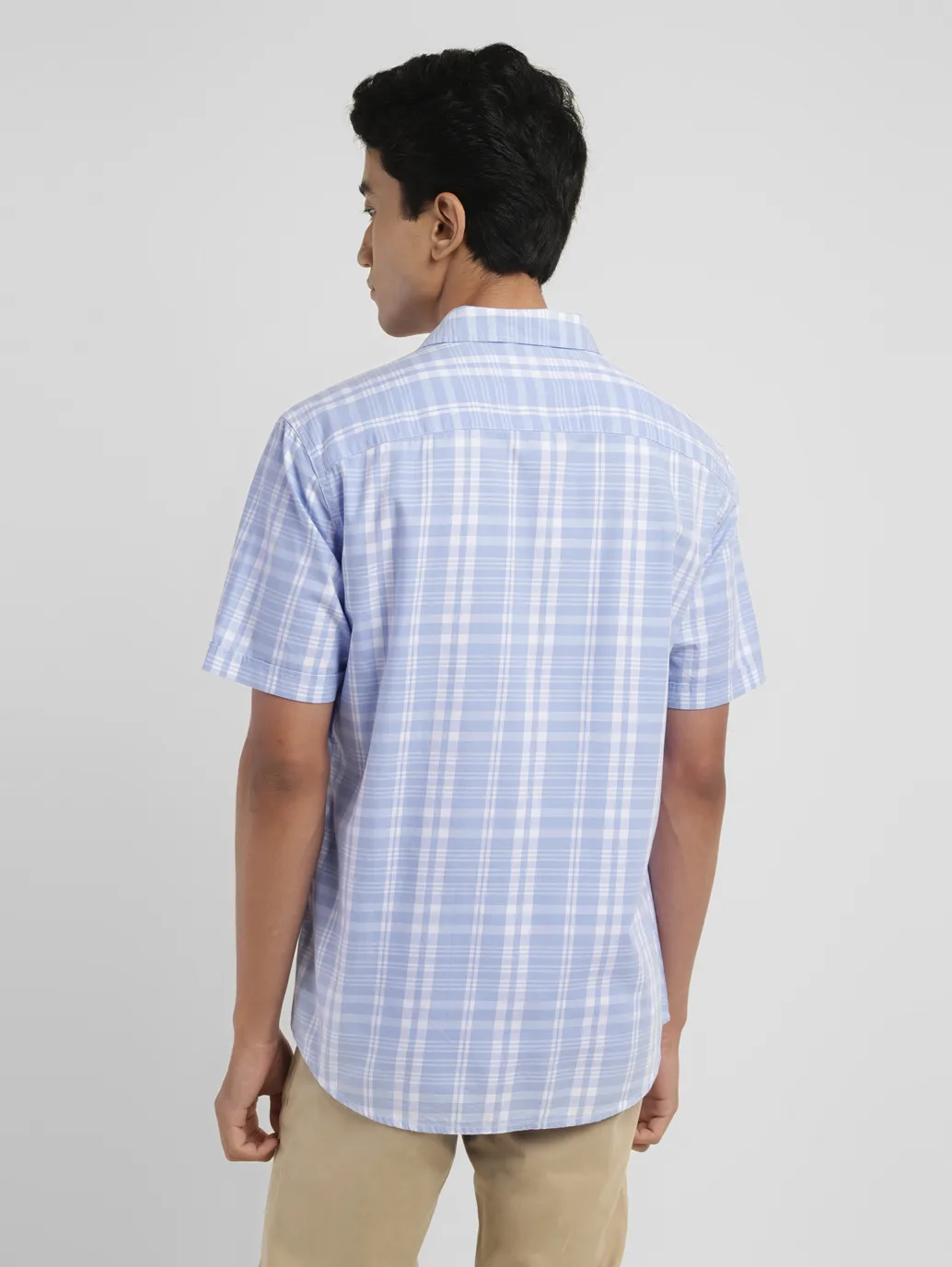 Men's Checkered Slim Fit Shirt - Image 3