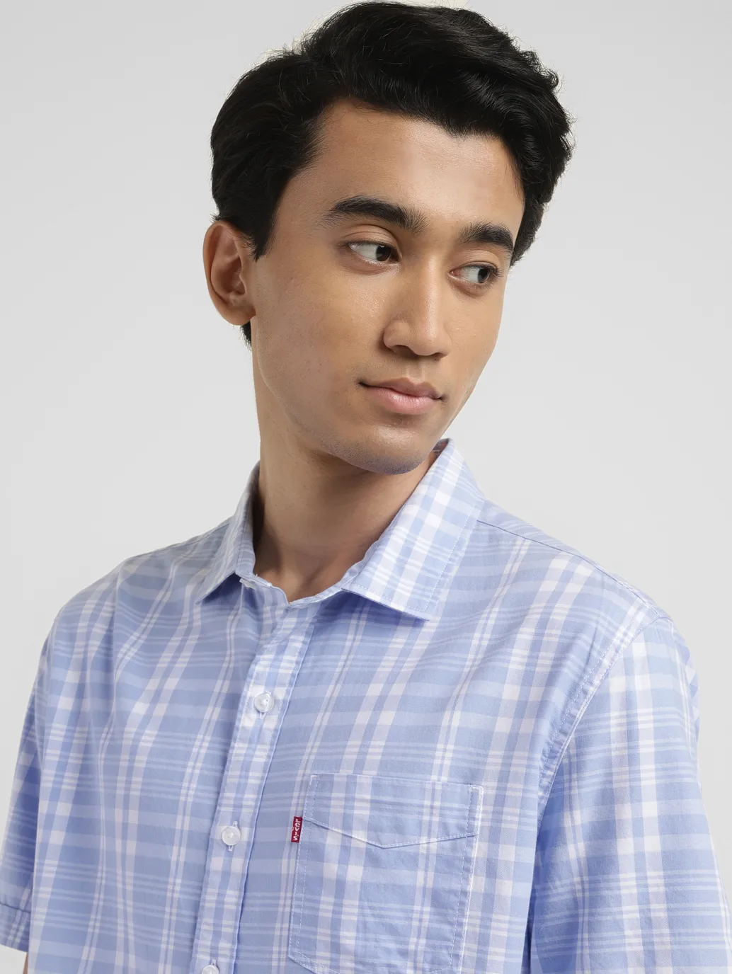 Men's Checkered Slim Fit Shirt - Image 5