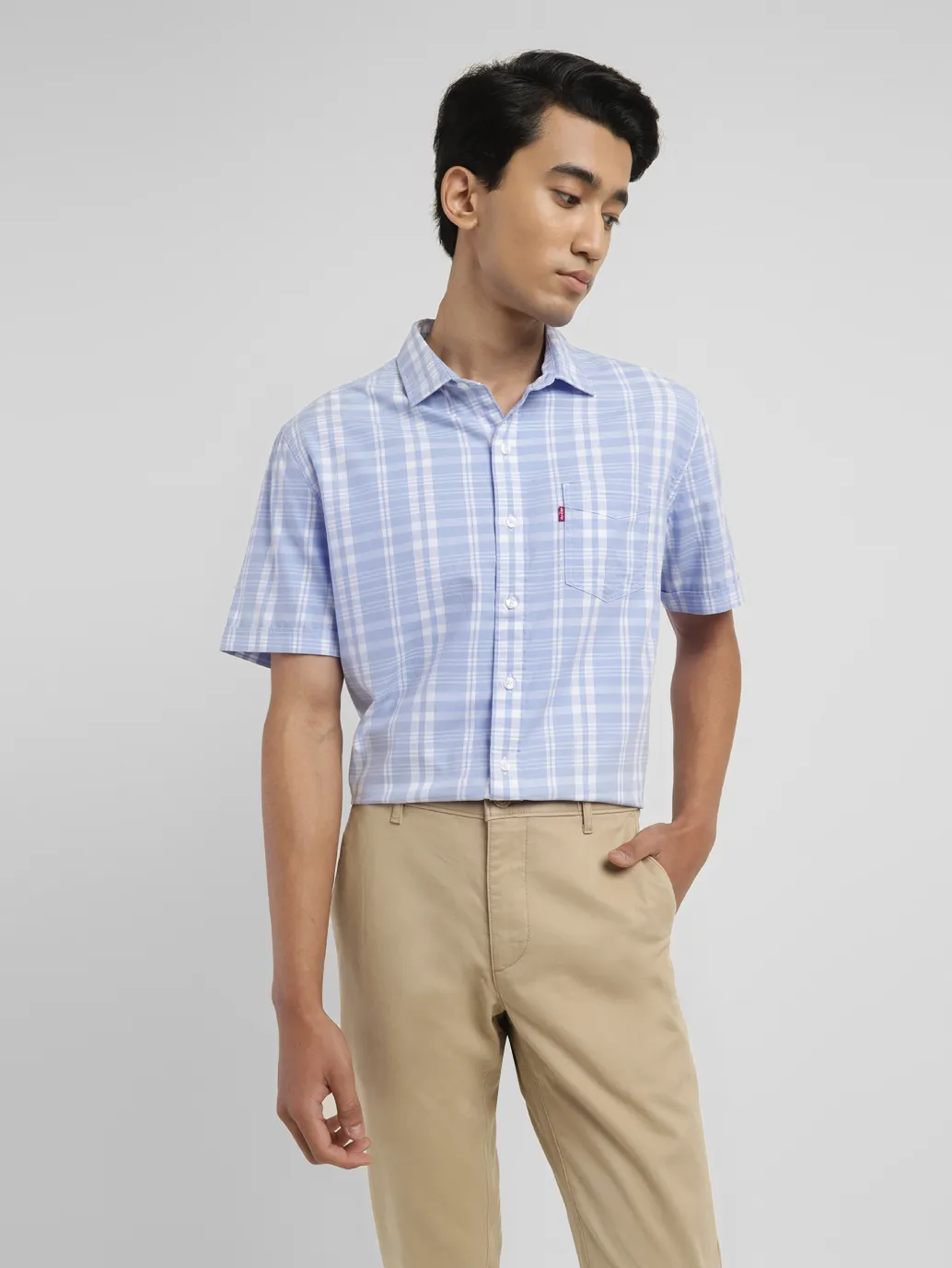 Men's Checkered Slim Fit Shirt - Image 6