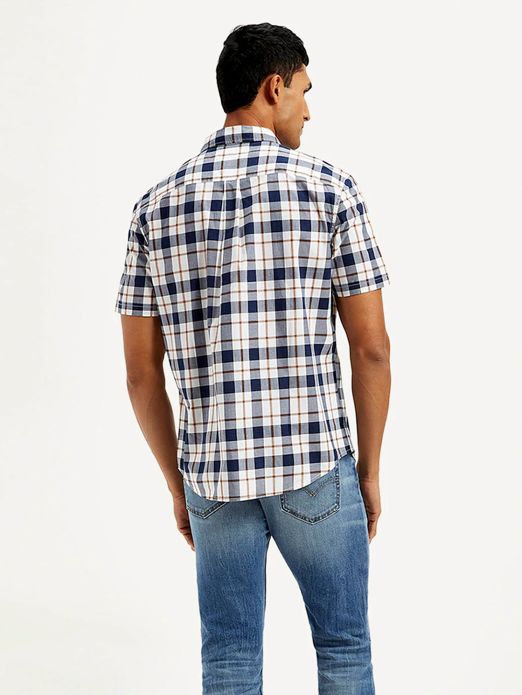 Men's Checkered Slim Fit Shirt - Image 3