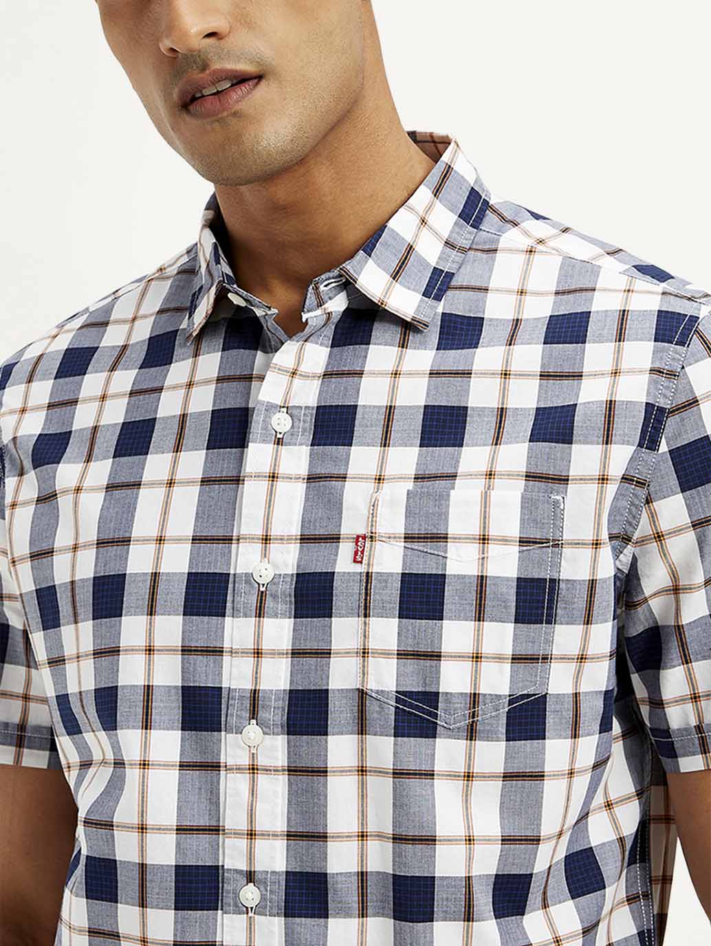 Men's Checkered Slim Fit Shirt - Image 4