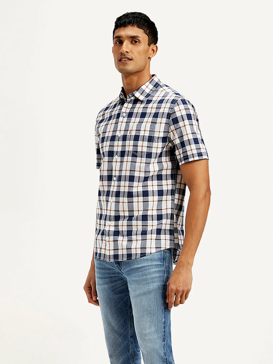 Men's Checkered Slim Fit Shirt - Image 5