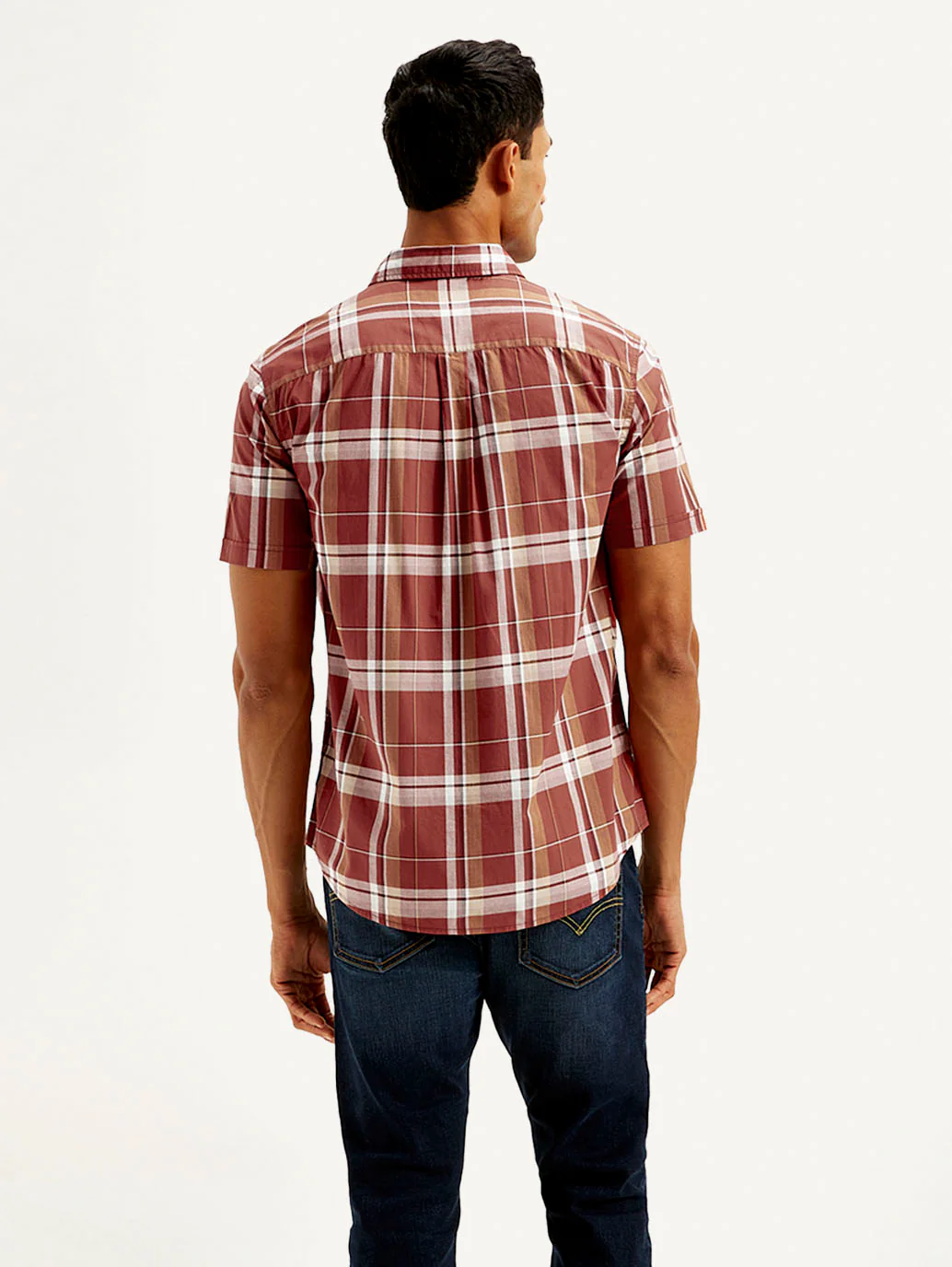 Men's Checkered Slim Fit Shirt - Image 3