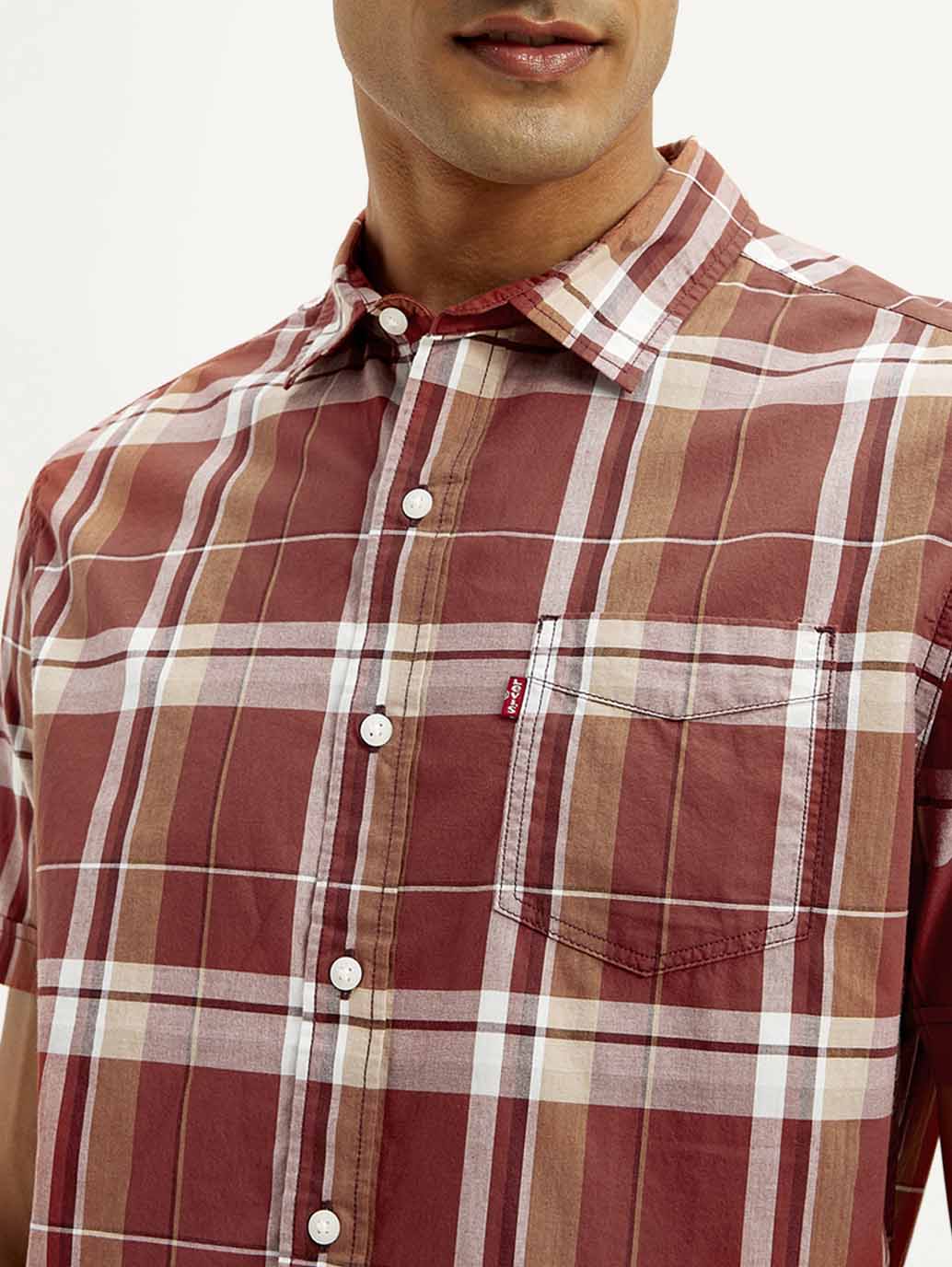 Men's Checkered Slim Fit Shirt - Image 4