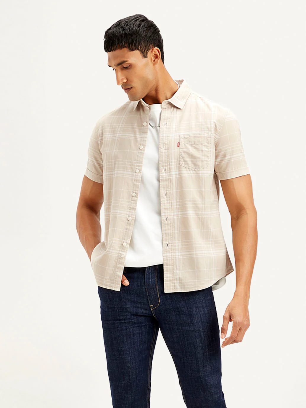 Men's Checkered Slim Fit Shirt