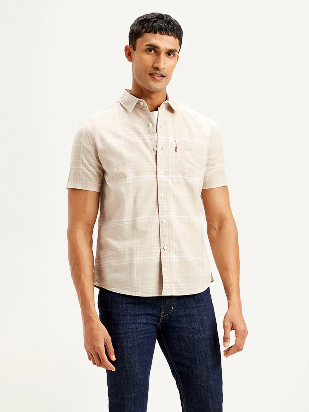 Men's Checkered Slim Fit Shirt - Image 2