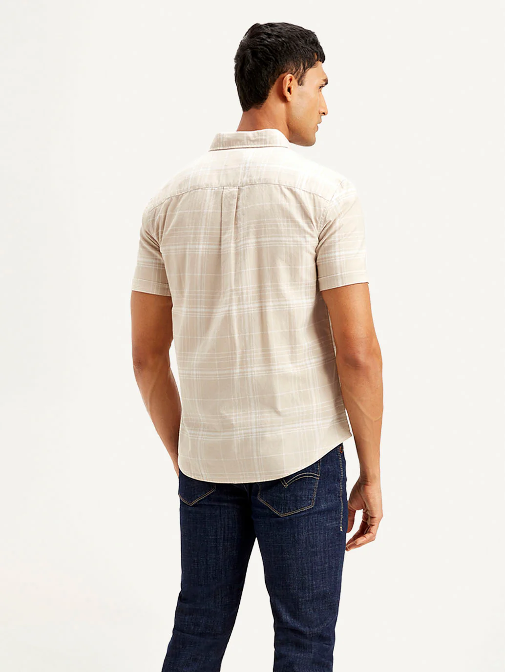 Men's Checkered Slim Fit Shirt - Image 3