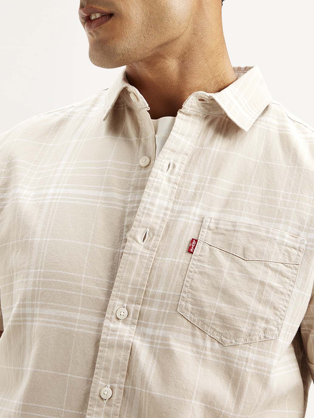 Men's Checkered Slim Fit Shirt - Image 4