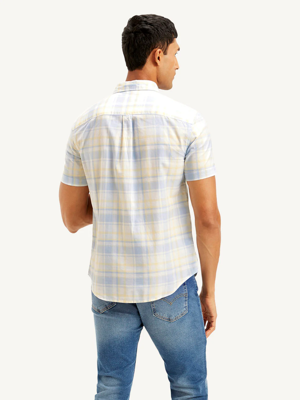 Men's Checkered Slim Fit Shirt - Image 3