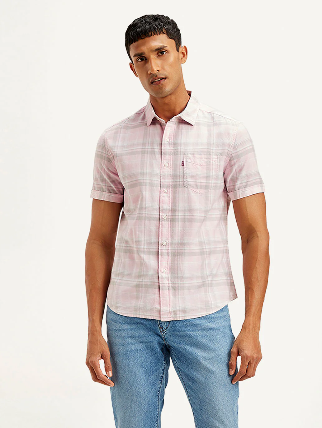 Men's Checkered Slim Fit Shirt - Image 2