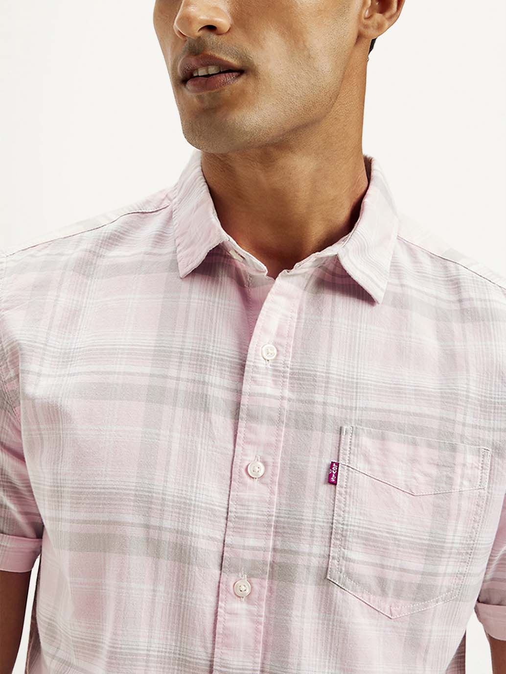 Men's Checkered Slim Fit Shirt - Image 4