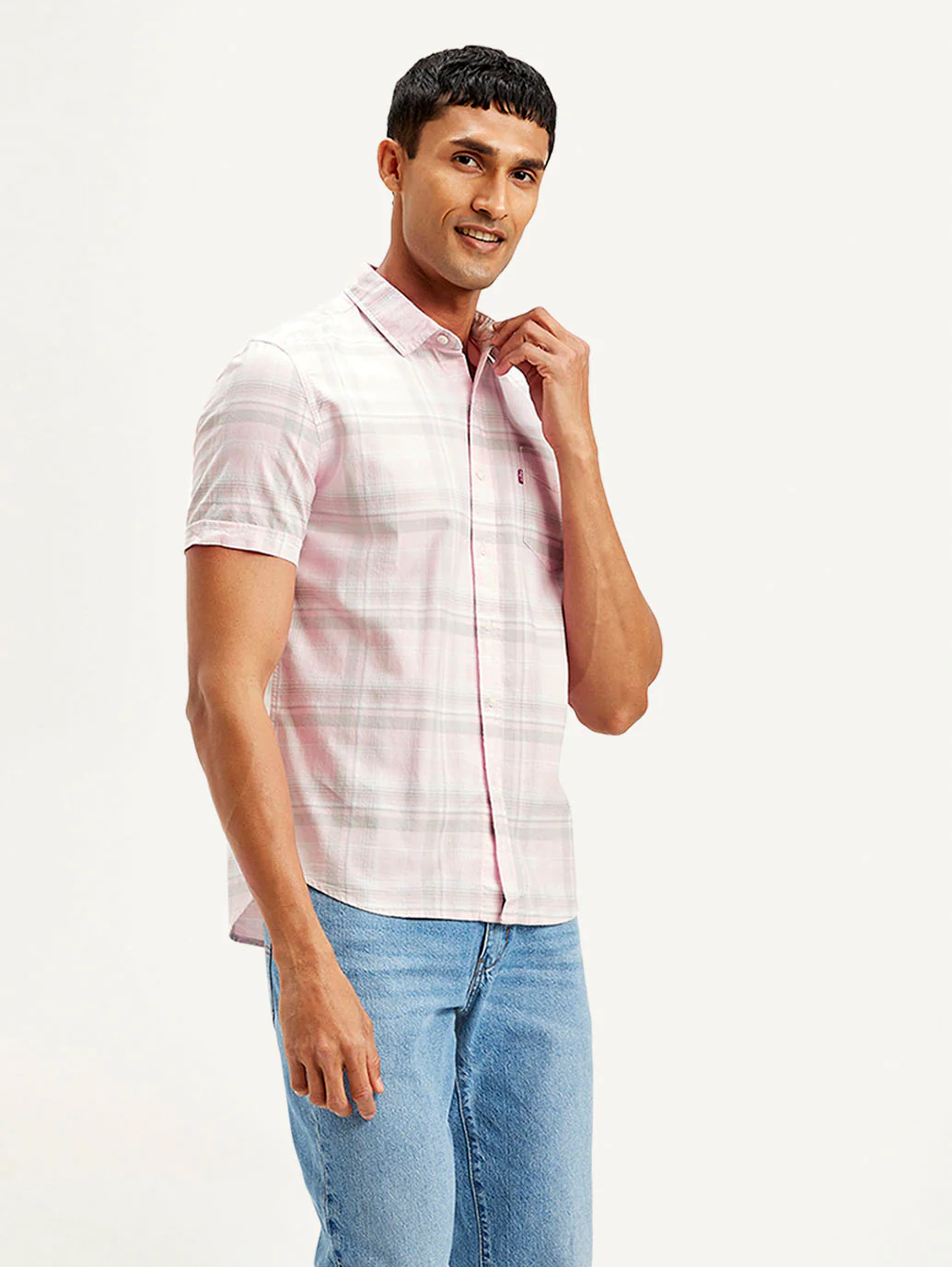 Men's Checkered Slim Fit Shirt - Image 5