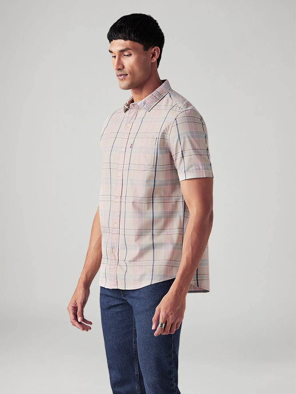 Men's Checkered Slim Fit Shirt - Image 3