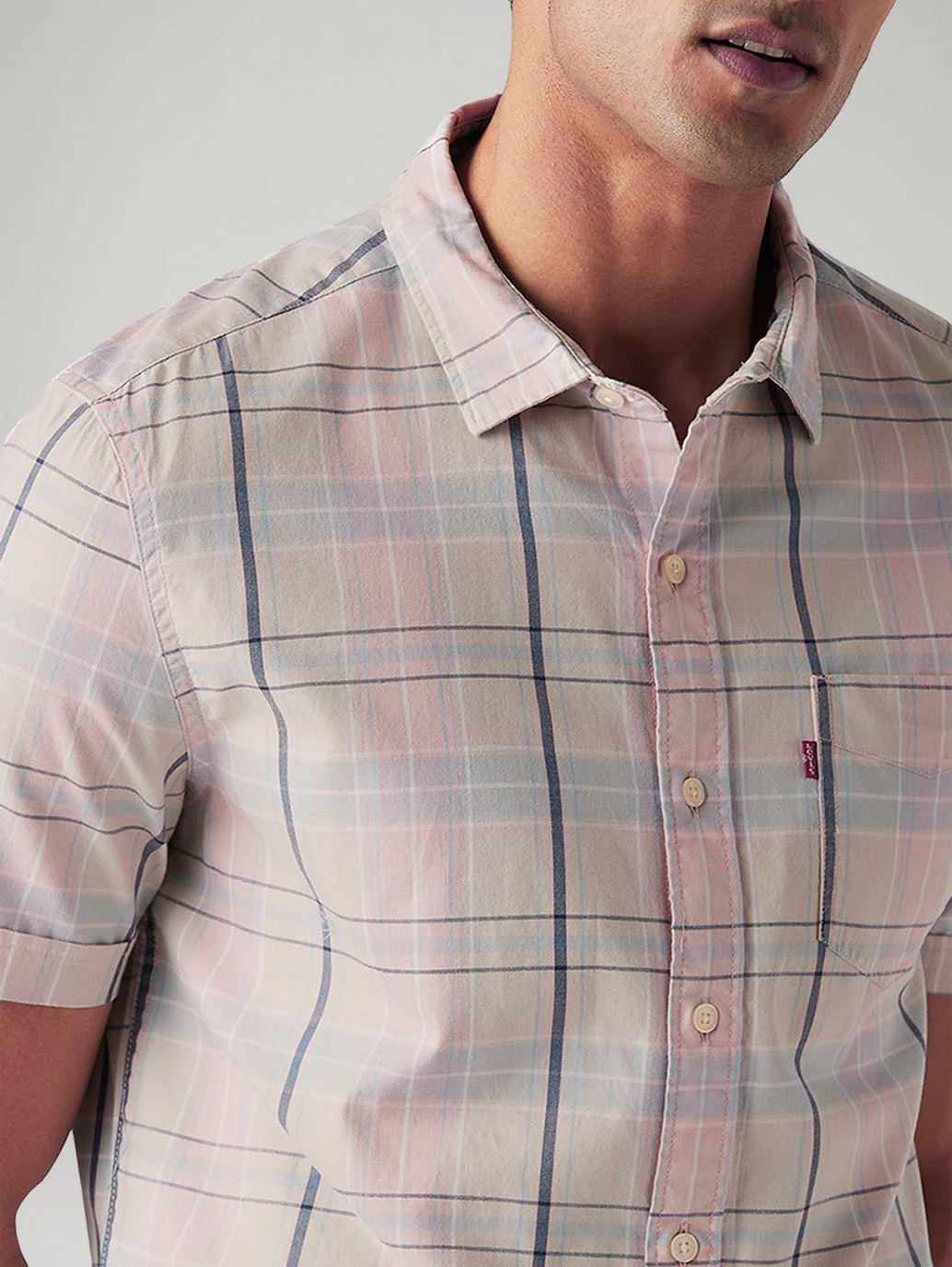 Men's Checkered Slim Fit Shirt - Image 4