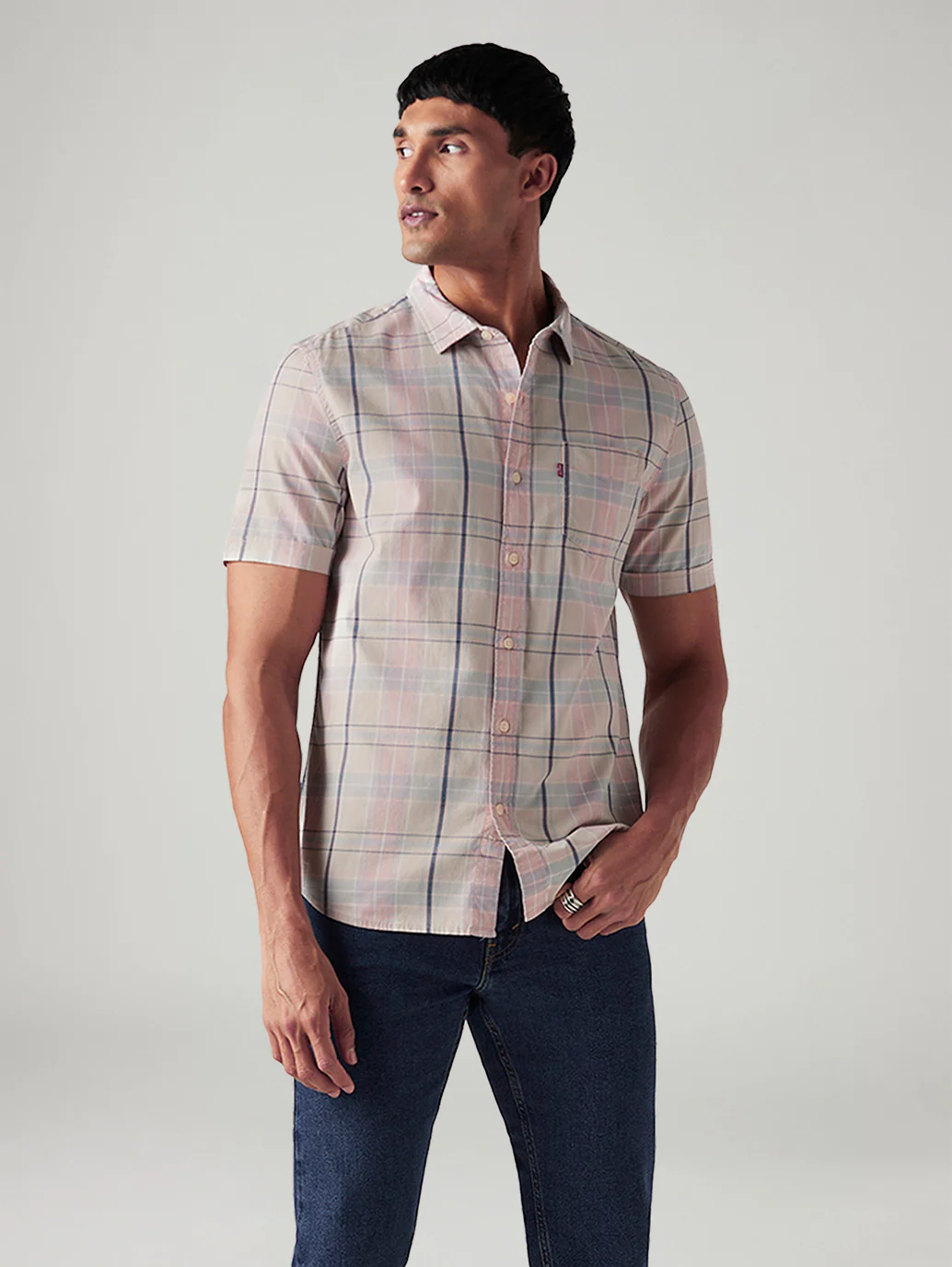 Men's Checkered Slim Fit Shirt - Image 5