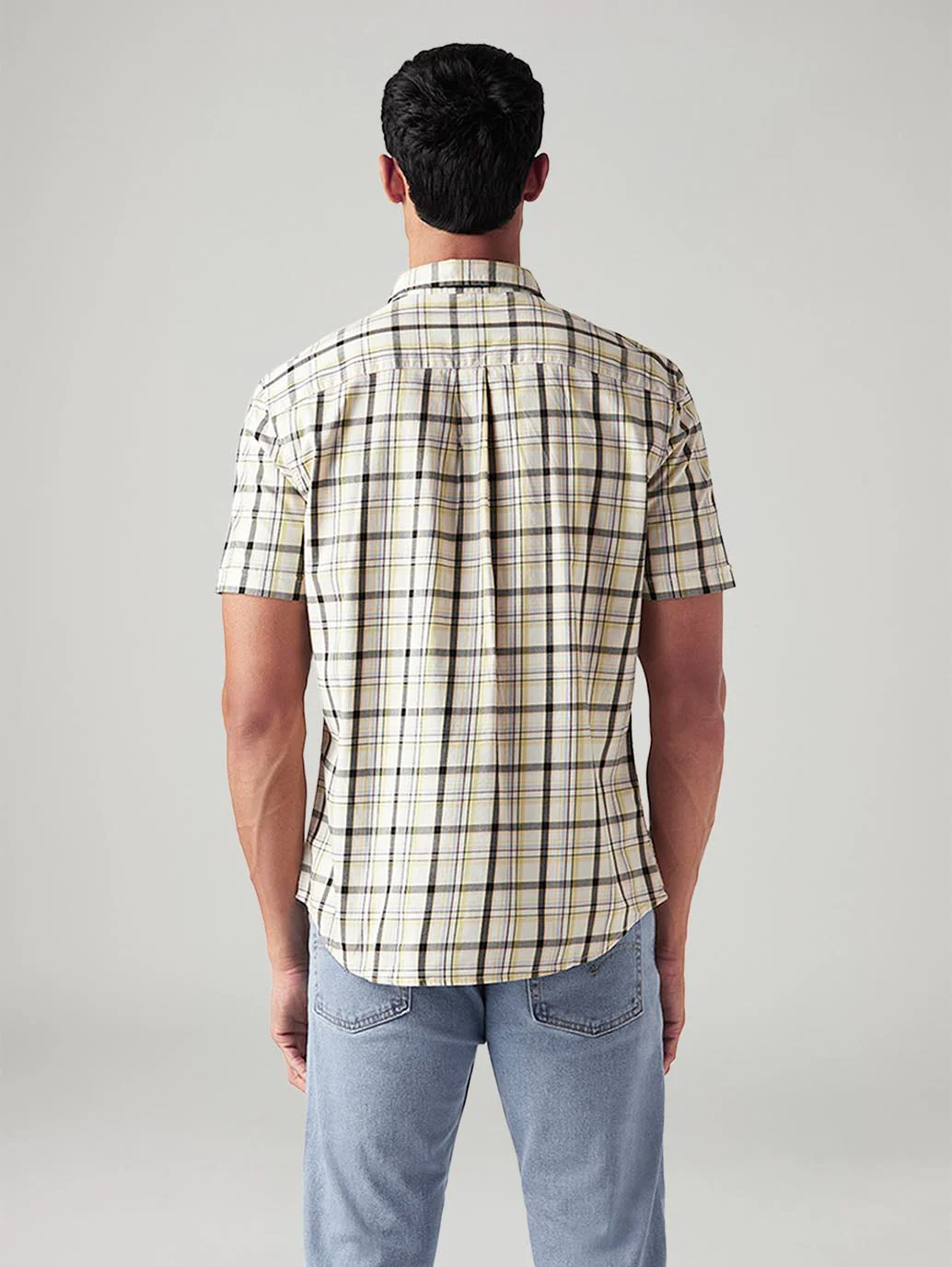 Men's Checkered Slim Fit Shirt - Image 2